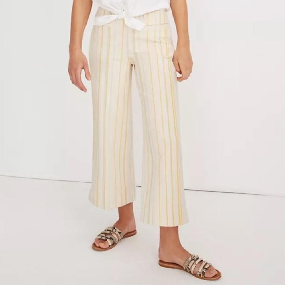 Madewell Emmett Wide-Leg Crop Pants